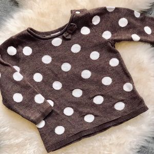 H & M Polka Dot Girls Sweater